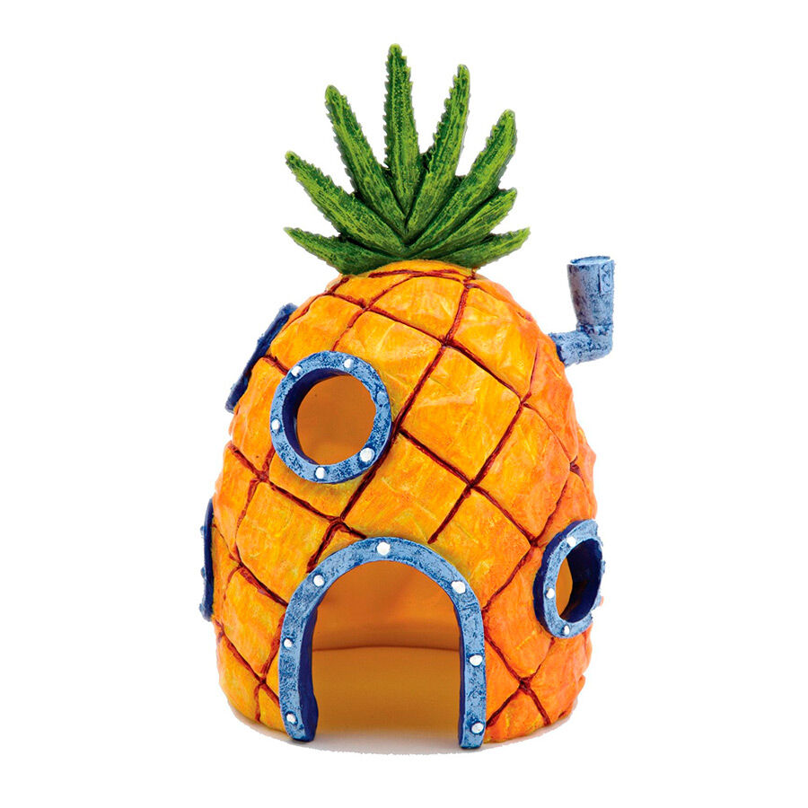 Penn-Plax Figura Casa Anan&aacute;s da SpongeBob para aqu&aacute;rios, , large Imagem n&uacute;mero 1