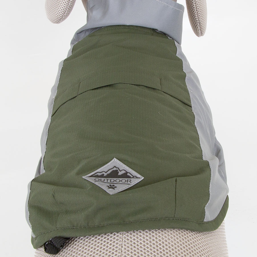 Outech Dakar Capa de chuva verde para c&atilde;es, , large Imagem n&uacute;mero 3