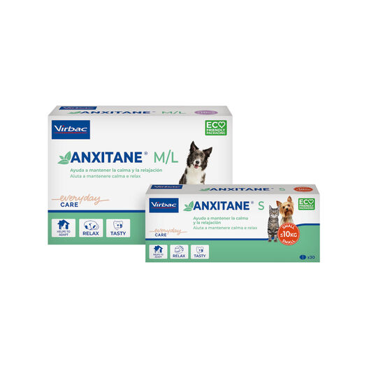 Virbac Anxitane Relaxantes em Comprimidos para animais de estimação, , large image number null