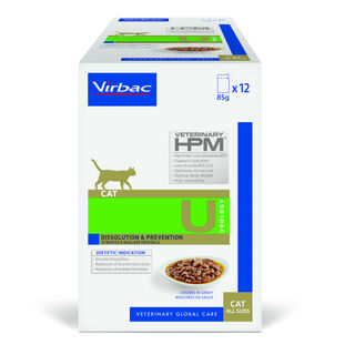 Virbac HPM Urology Dissolution & Prevention Saqueta em Molho para gatos - Pack