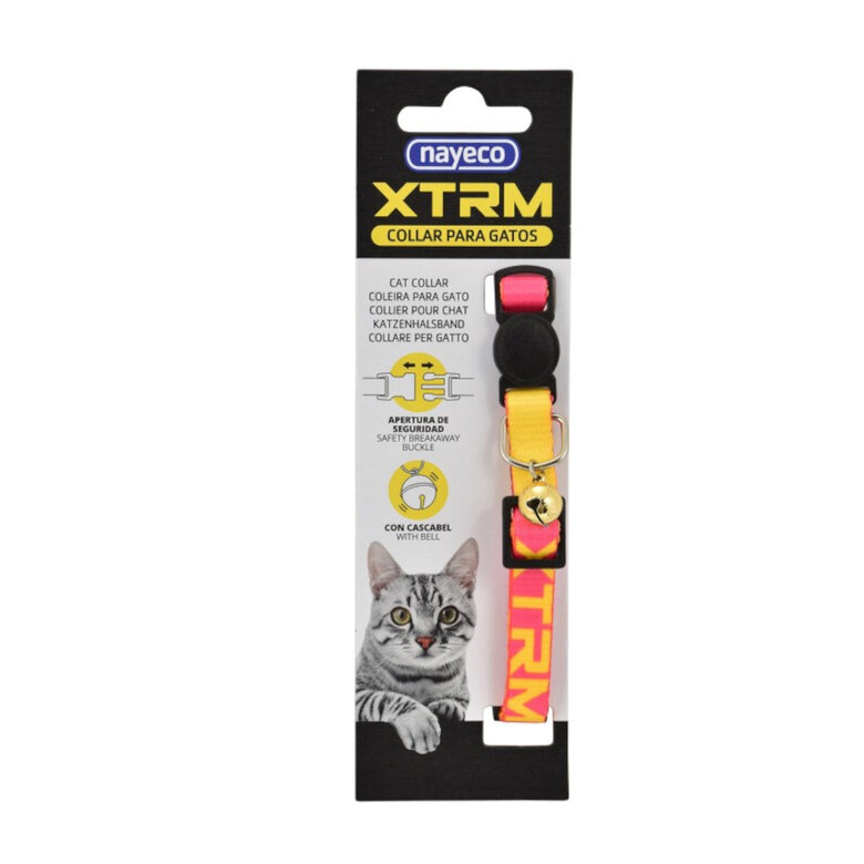 Nayeco X-Trm Neon Flash Fucsia coleira  para gatos,  Imagem número 2 Nayeco X-Trm Neon Flash Fucsia coleira  para gatos, , large Imagem número 2
