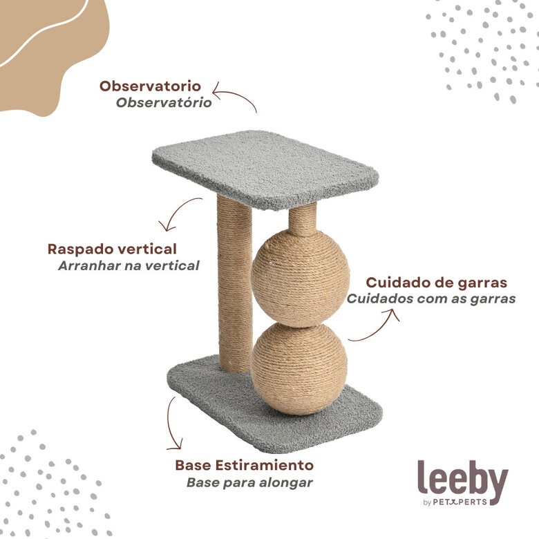 Leeby Jolly arranhador de juta para gatos,  Imagem número 3 Leeby Jolly arranhador de juta para gatos, , large Imagem número 3