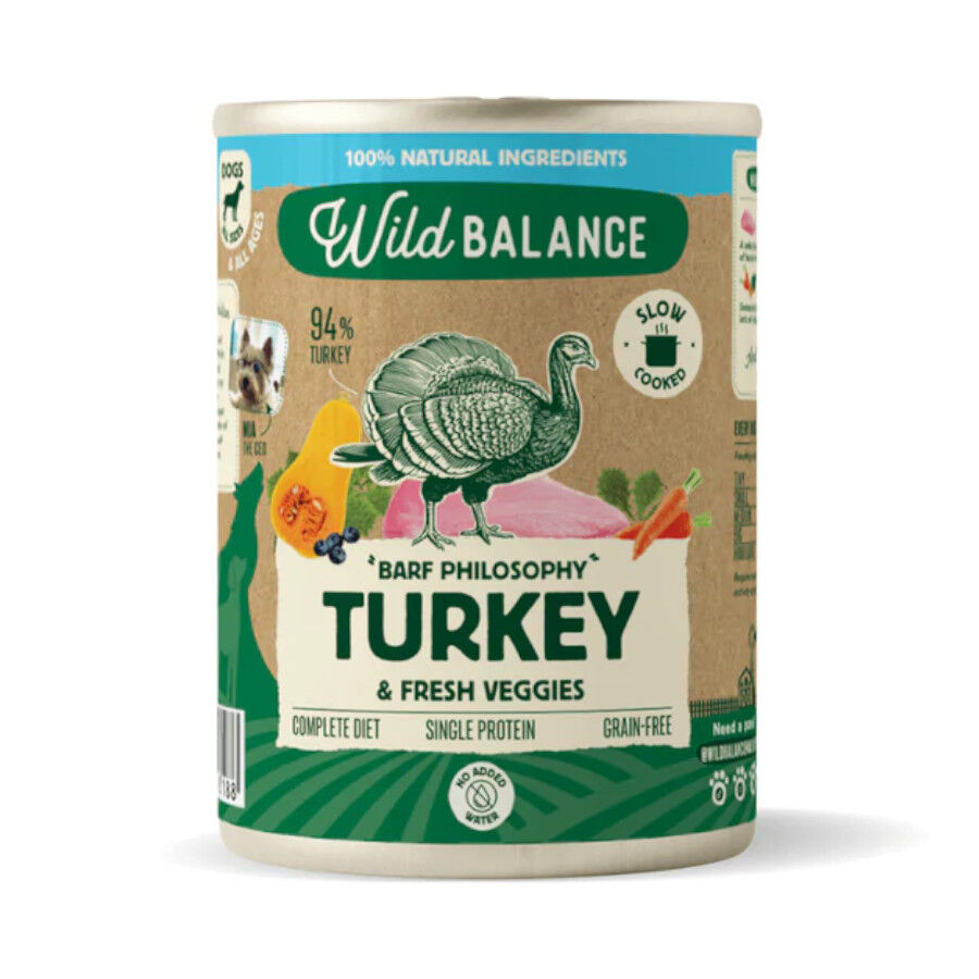 400 g Wild Balance Pavo lata para perros, , large Imagem n&uacute;mero 1