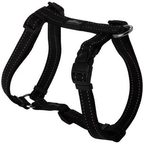 Rogz Utility negro arn&eacute;s para perros reflectante Imagem n&uacute;mero 1