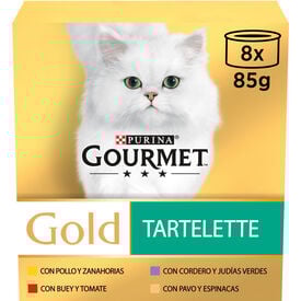 Gourmet Gold Tartelette de carne lata para gatos