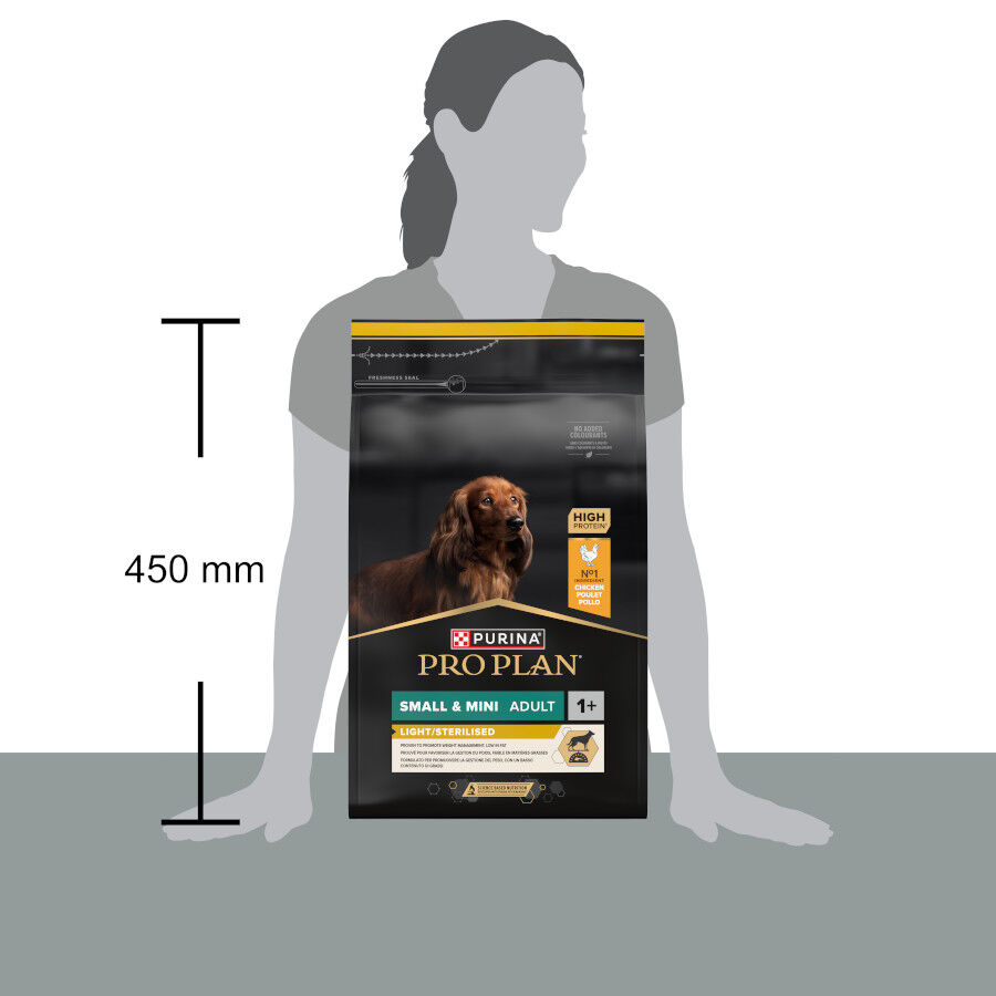 Purina Pro Plan Adult Light Esterilizado Ra&ccedil;&atilde;o de frango para c&atilde;es, , large Imagem n&uacute;mero 2