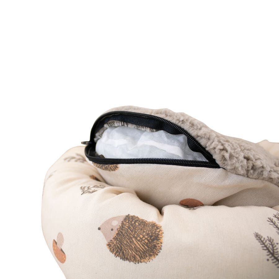 Leeby Alcofa branca com ouri&ccedil;os para c&atilde;es, , large Imagem n&uacute;mero 3