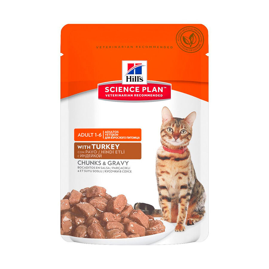 85 g Hill's Adult Science Plan Peru saqueta para gatos, , large Imagem n&uacute;mero 4