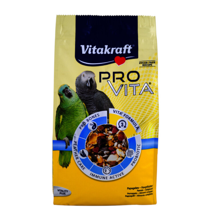Vitakraft Pro Vita Mistura de Cereais e Sementes para papagaios, , large image number null