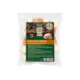 True Origins Wild Ossos com Frango Snack para c&atilde;es
