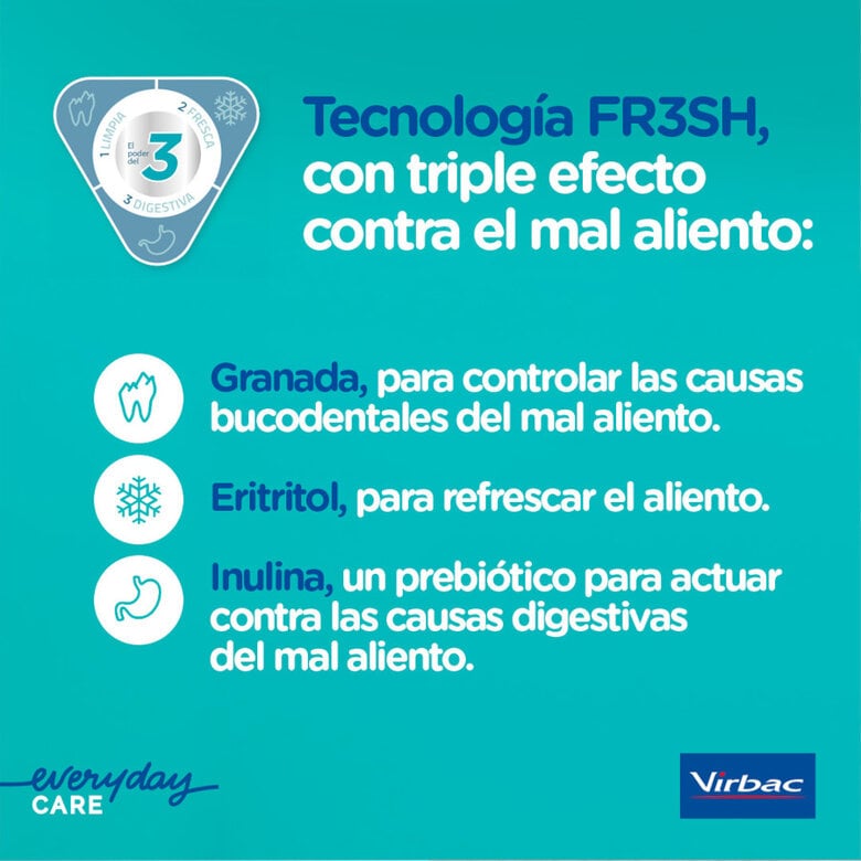 15 sticks Virbac Snacks Dentários Veggiedent Fresh para cães de raça grande,  Imagem número 10 15 sticks Virbac Snacks Dentários Veggiedent Fresh para cães de raça grande, , large Imagem número 10