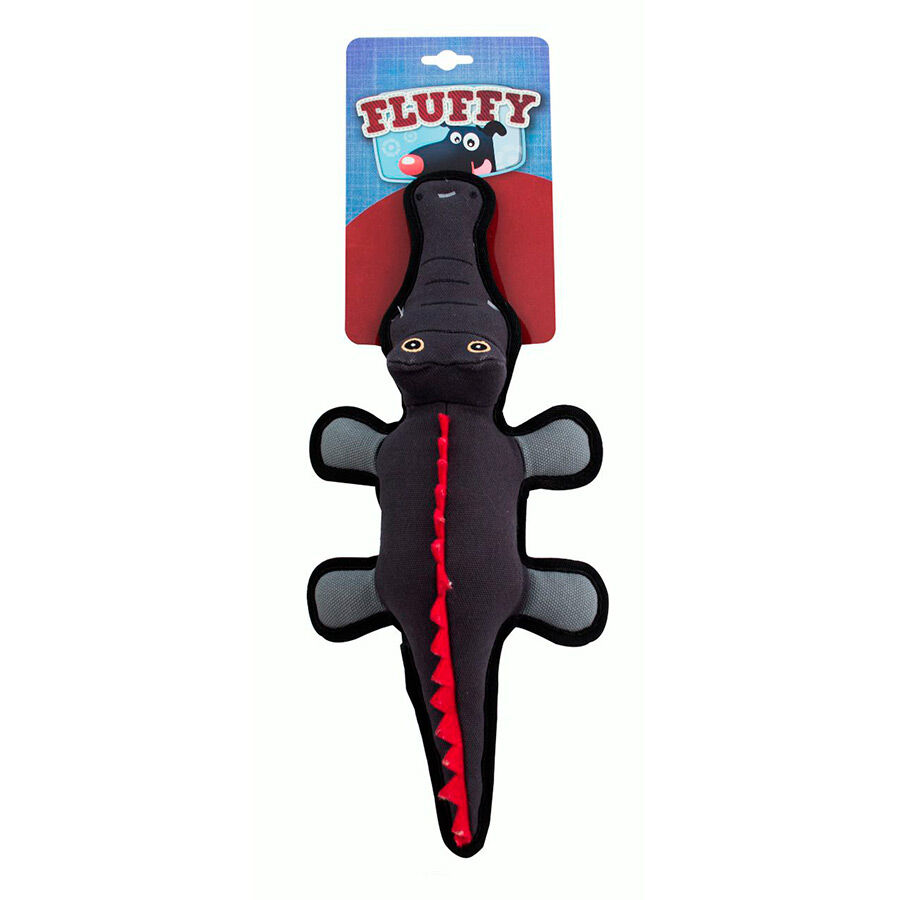 Fluffy Canvas Crocodilo de Peluche para c&atilde;es, , large Imagem n&uacute;mero 1