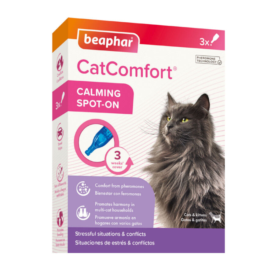 Beaphar CatComfort Calming Spot-On Pipetas para gatos, , large Imagem n&uacute;mero 1