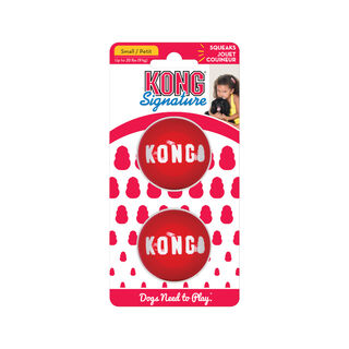Kong Signature Ball 2-PK bolas para cães