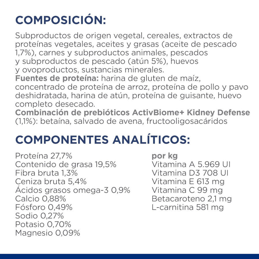 3 kg Hill's Prescription Diet kidney Care k/d Ra&ccedil;&atilde;o de salm&atilde;o para gato, , large Imagem n&uacute;mero 8