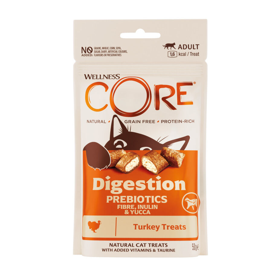 50 g Wellness Core Snacks digestivos pavo para gatos, , large Imagem n&uacute;mero 1