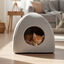 Leeby Cama igl&uacute; cinzenta para gatos, , large Indicador imagem n&uacute;mero 1