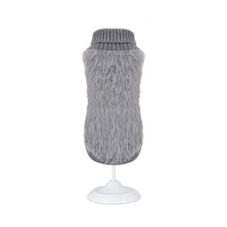 Nayeco Punto Glam camisola cinza para cães