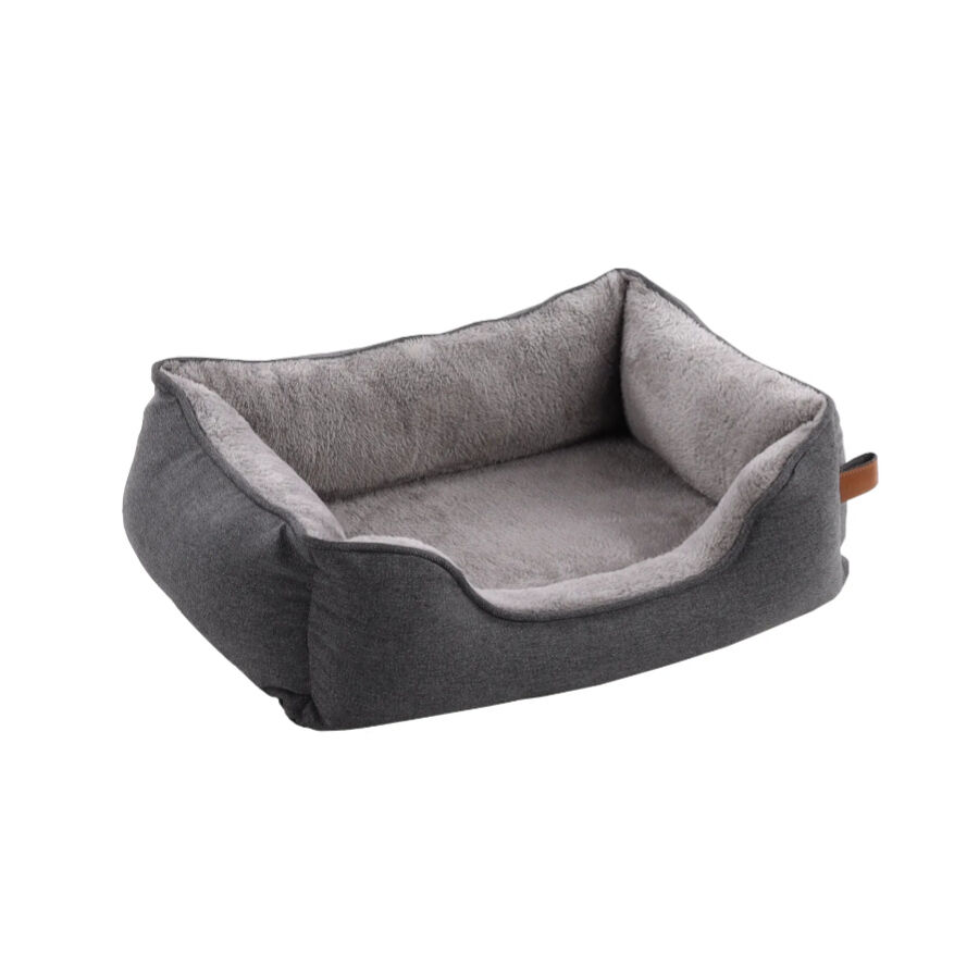 Flamingo Carlota Retangular Cinzenta Clara cama alcofa para c&atilde;es, , large Imagem n&uacute;mero 1