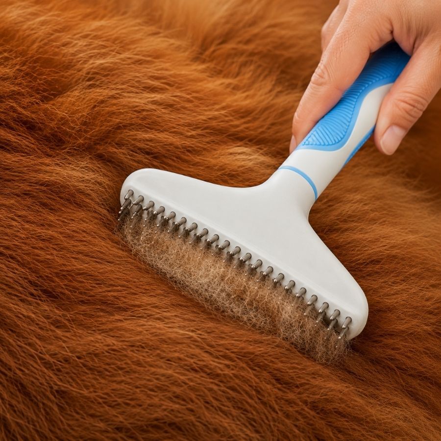 Bloob Escova Removedora de subpelo para c&atilde;es, , large Imagem n&uacute;mero 4