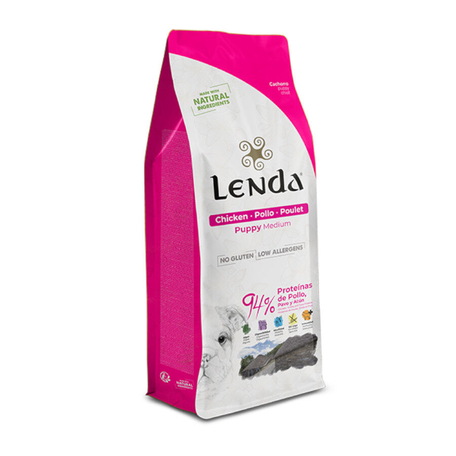 12 kg Lenda Original Puppy Medium Frango ra&ccedil;&atilde;o para c&atilde;es, , large Imagem n&uacute;mero 1