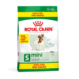 9 kg (8 + 1 kg &iexcl;gratis!) Royal Canin Mini Adult ra&ccedil;&atilde;o para c&atilde;es
