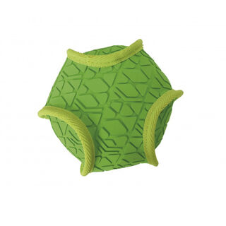 Nayeco Hard Ultra Squeak bola verde para cães
