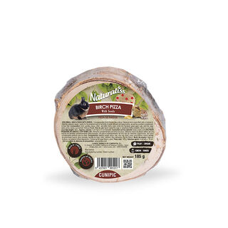 Cunipic Naturaliss Pizza de Bétula com sementes para roedores