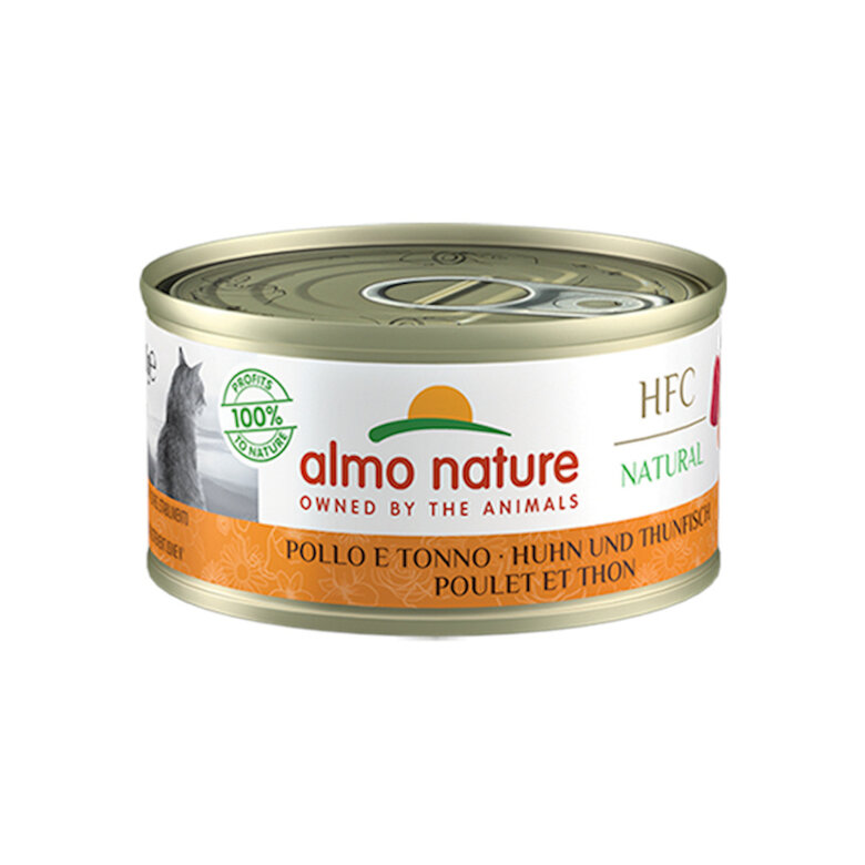 Almo Nature HFC frango com atum lata para gatos, , large image number null