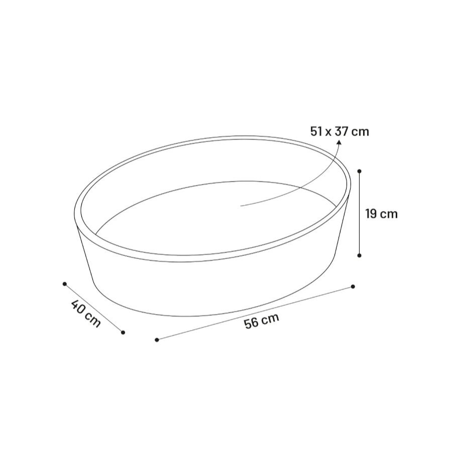 Flamingo Xepp Oval Cinzenta Escura cama alcofa para c&atilde;es, , large Imagem n&uacute;mero 3