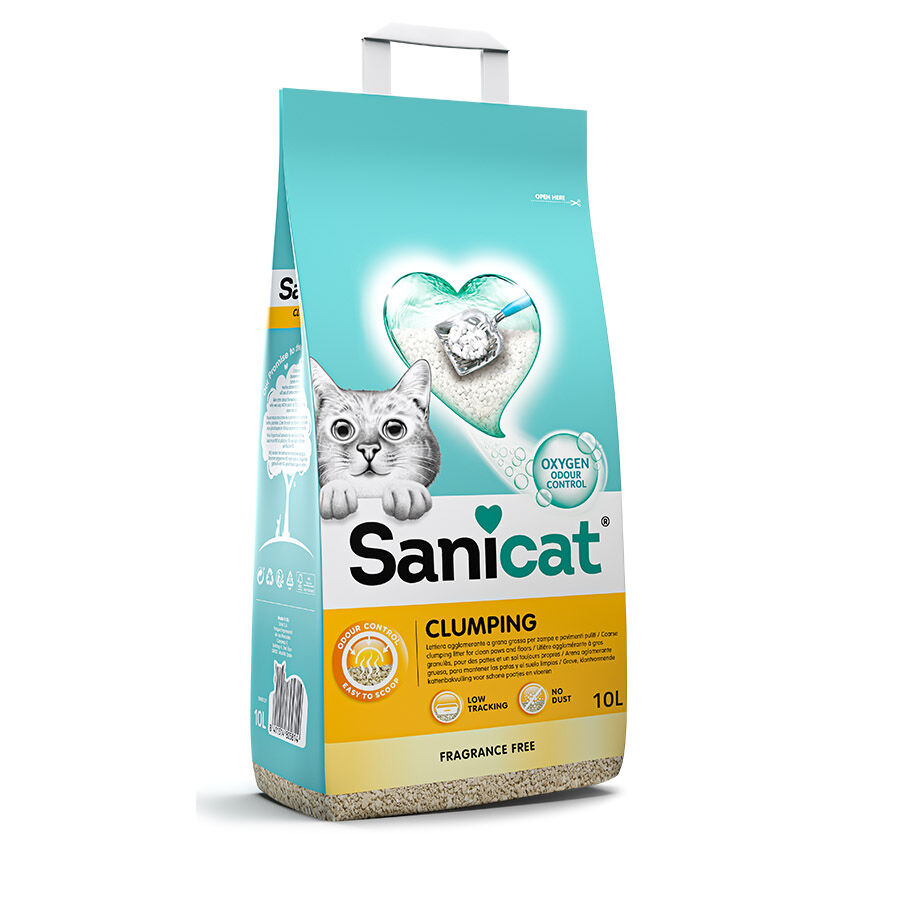 10 L Sanicat Cumpling Areia Aglomerante para gatos, , large Imagem n&uacute;mero 1