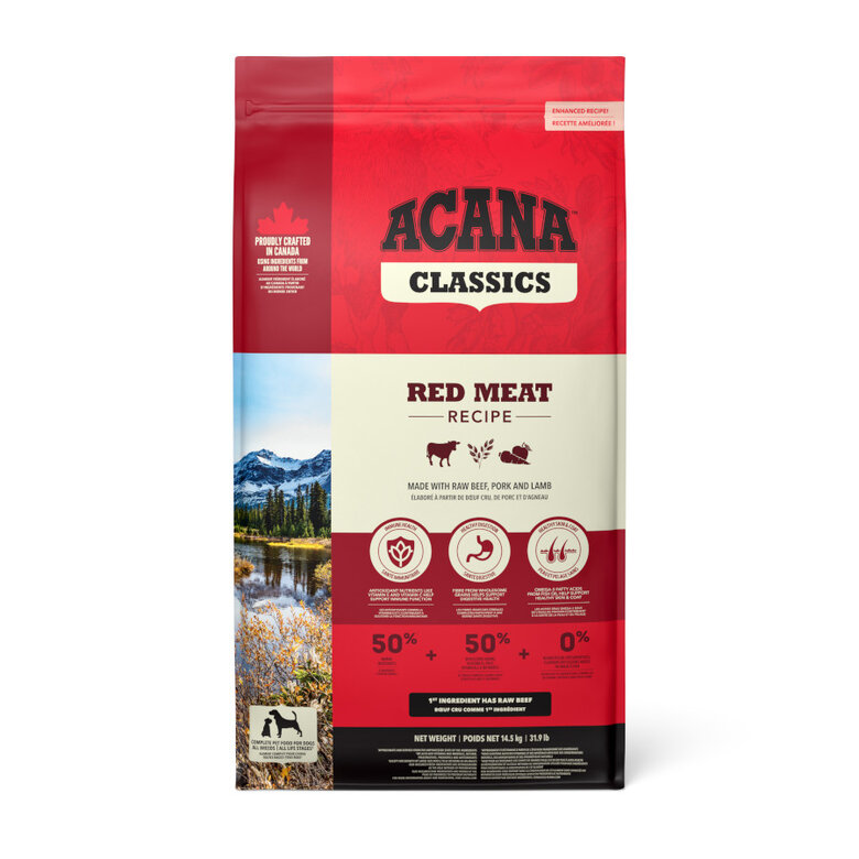 14.5 kg Acana Classic Red Meat Ração para cães,  Imagem número 1 14.5 kg Acana Classic Red Meat Ração para cães, , large Imagem número 1