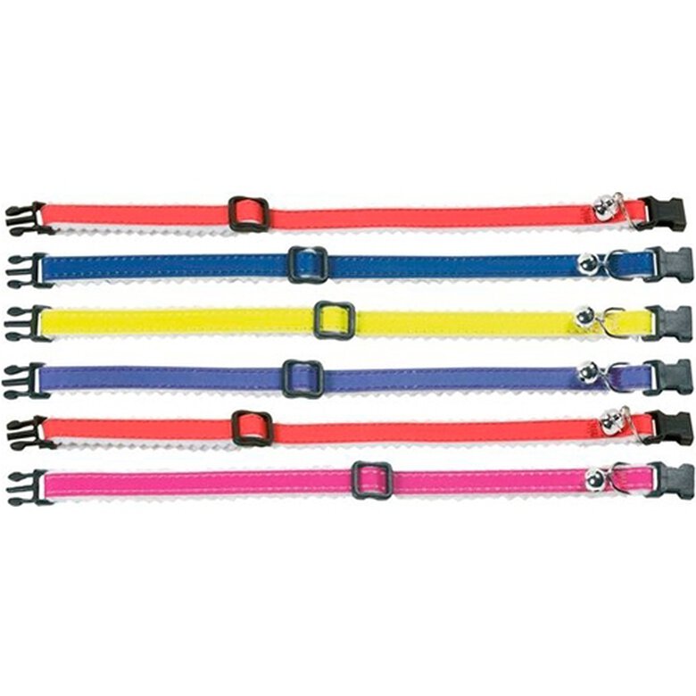 Flamingo Collar Fluorescente para gato Imagem número 1 Flamingo Collar Fluorescente para gato Imagem número 1