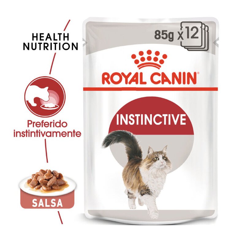 85 g Royal Canin Instinctive alimento húmido em molho saquetas para gatos,  Imagem número 2 85 g Royal Canin Instinctive alimento húmido em molho saquetas para gatos, , large Imagem número 2