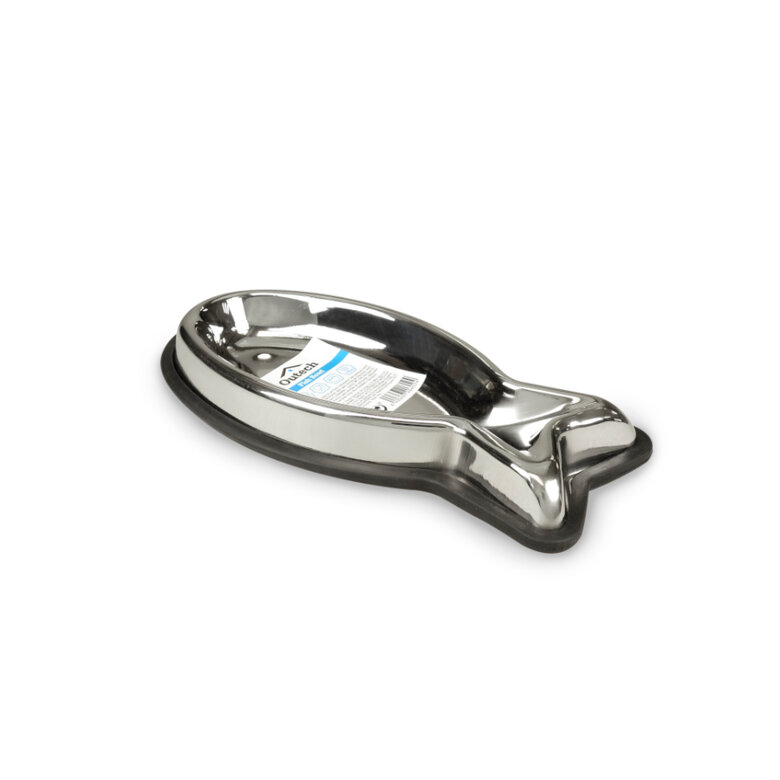 Outech Inox Fish Comedouro para gatos,  Imagem número 1 Outech Inox Fish Comedouro para gatos, , large Imagem número 1