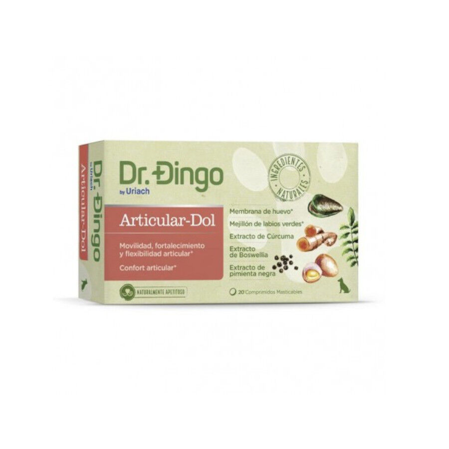 20 comprimidos Dr. Dingo Articular-Dol Condroprotector para c&atilde;es, , large Imagem n&uacute;mero 1