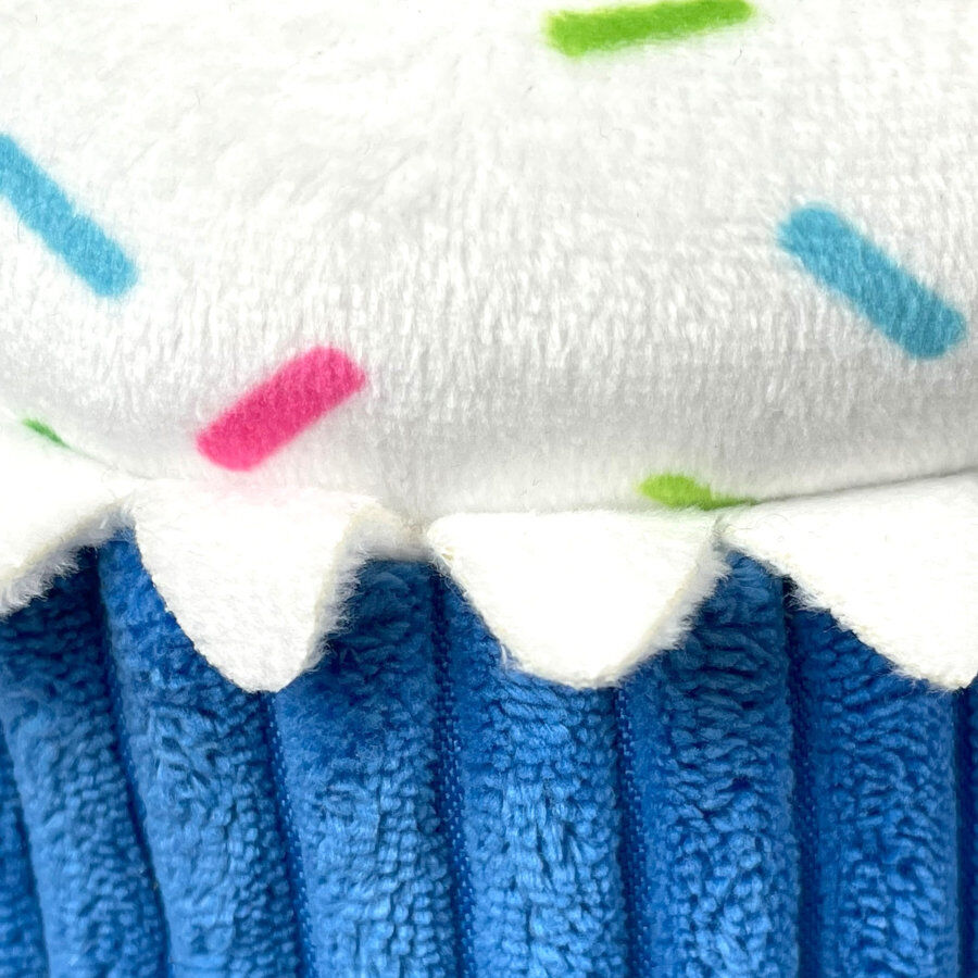 Tootoy! Comfort Birthday Cupcake Cuddler peluche com som para c&atilde;es, , large Imagem n&uacute;mero 3