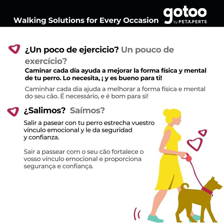 Gotoo Trela de nylon refletiva rosa para cães,  Imagem número 5 Gotoo Trela de nylon refletiva rosa para cães, , large Imagem número 5