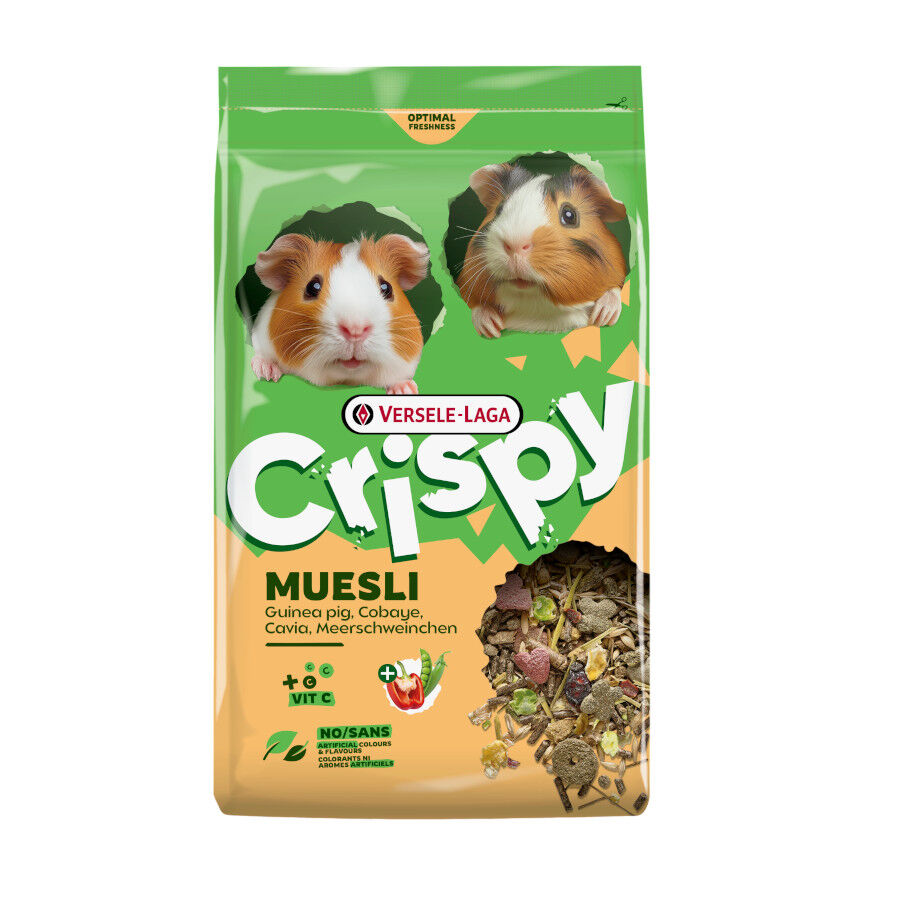 20 kg Versele-Laga Crispy Muesli Ra&ccedil;&atilde;o para Porquinhos da &Iacute;ndia, , large Imagem n&uacute;mero 1