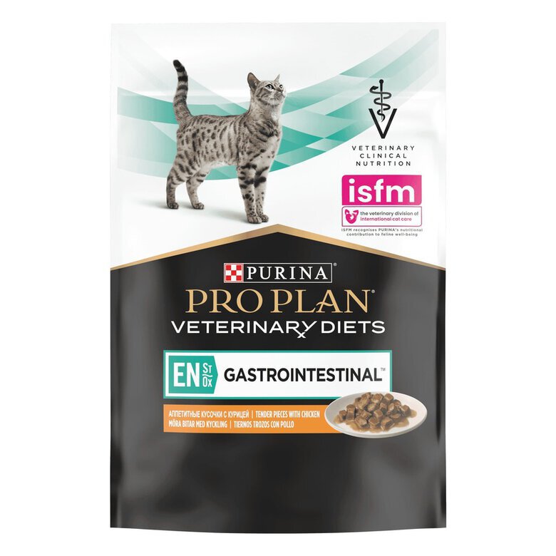 10 x 85 g Pro Plan Veterinary Diets Gastrointestinal Alimento húmido em saqueta para gatos,  Imagem número 2 10 x 85 g Pro Plan Veterinary Diets Gastrointestinal Alimento húmido em saqueta para gatos, , large Imagem número 2
