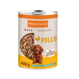 Nature's Variety Comida h&uacute;mida de vitela em lata para cachorros medium