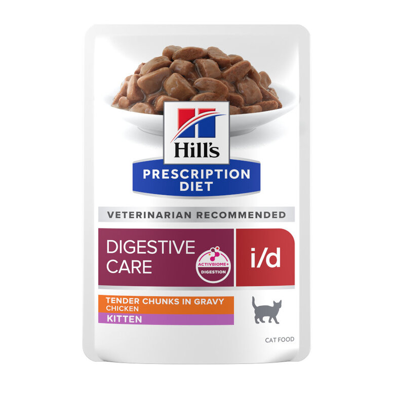 12 latas x 85 g Hill's Prescription Diet I/D Digestive Care Kitten Comida húmida de frango em lata para gatinhos,  Imagem número 1 12 latas x 85 g Hill's Prescription Diet I/D Digestive Care Kitten Comida húmida de frango em lata para gatinhos, , large Imagem número 1