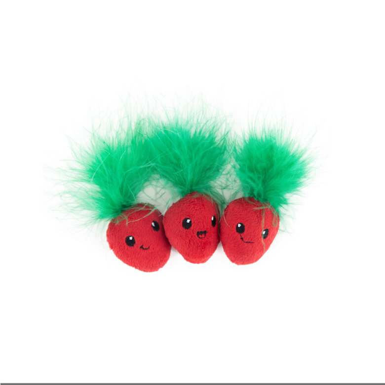 Catstages Strawbabies Morango de Peluche para gatos,  Imagem número 1 Catstages Strawbabies Morango de Peluche para gatos, , large Imagem número 1