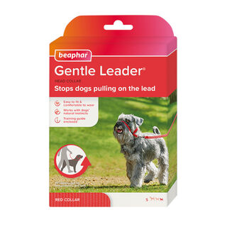 Beaphar Gentle Leader Açaime vermelho para cães