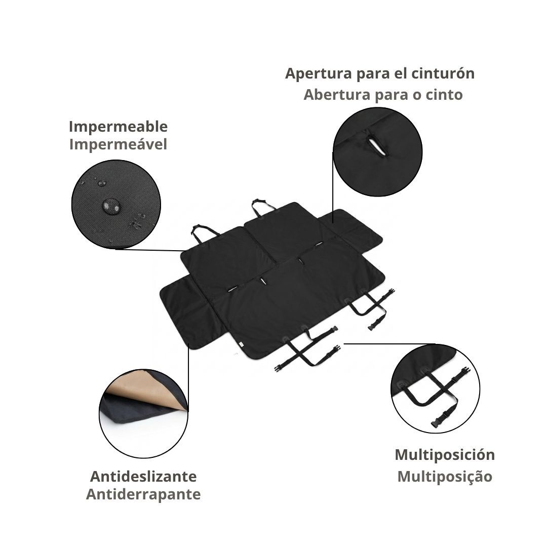 Outech Capa de carro imperme&aacute;vel para animais de estima&ccedil;&atilde;o, , large Imagem n&uacute;mero 5