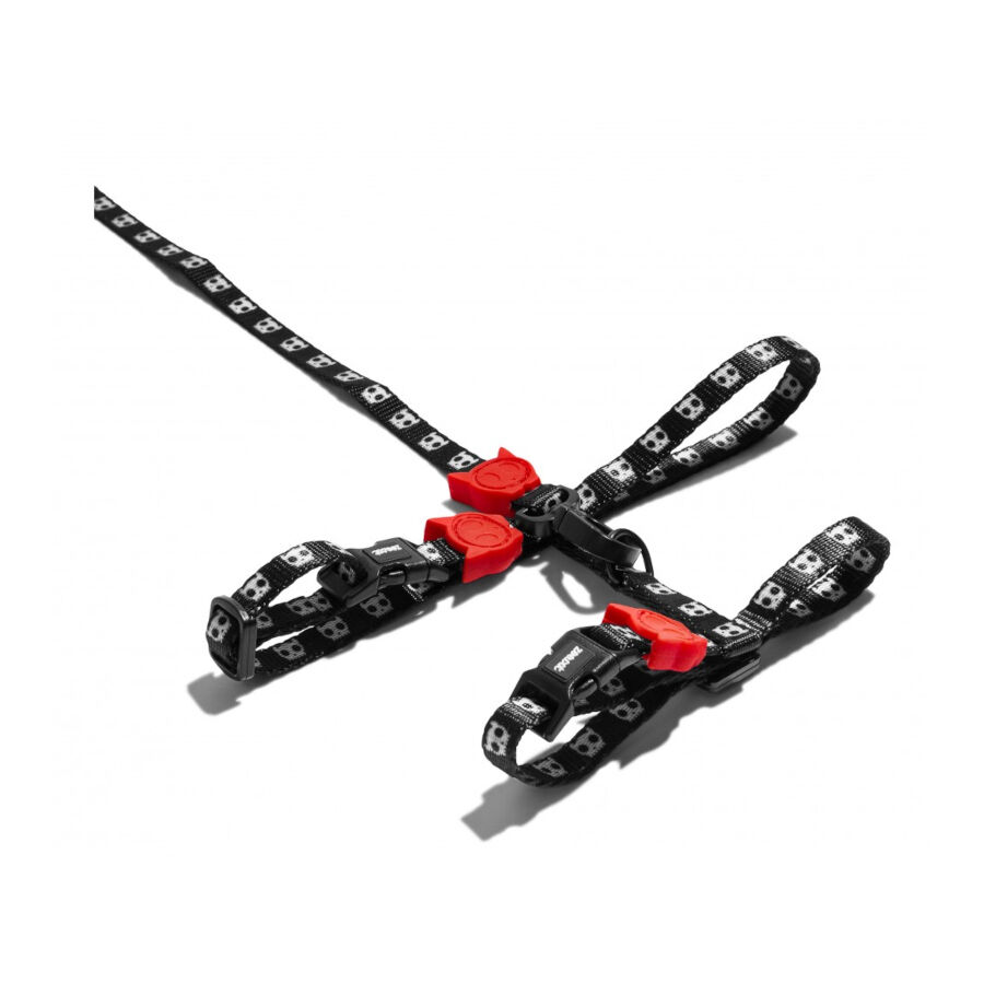 Arn&ecirc;s e trela para gatos Zee Cat Skull 2.0, , large Imagem n&uacute;mero 1