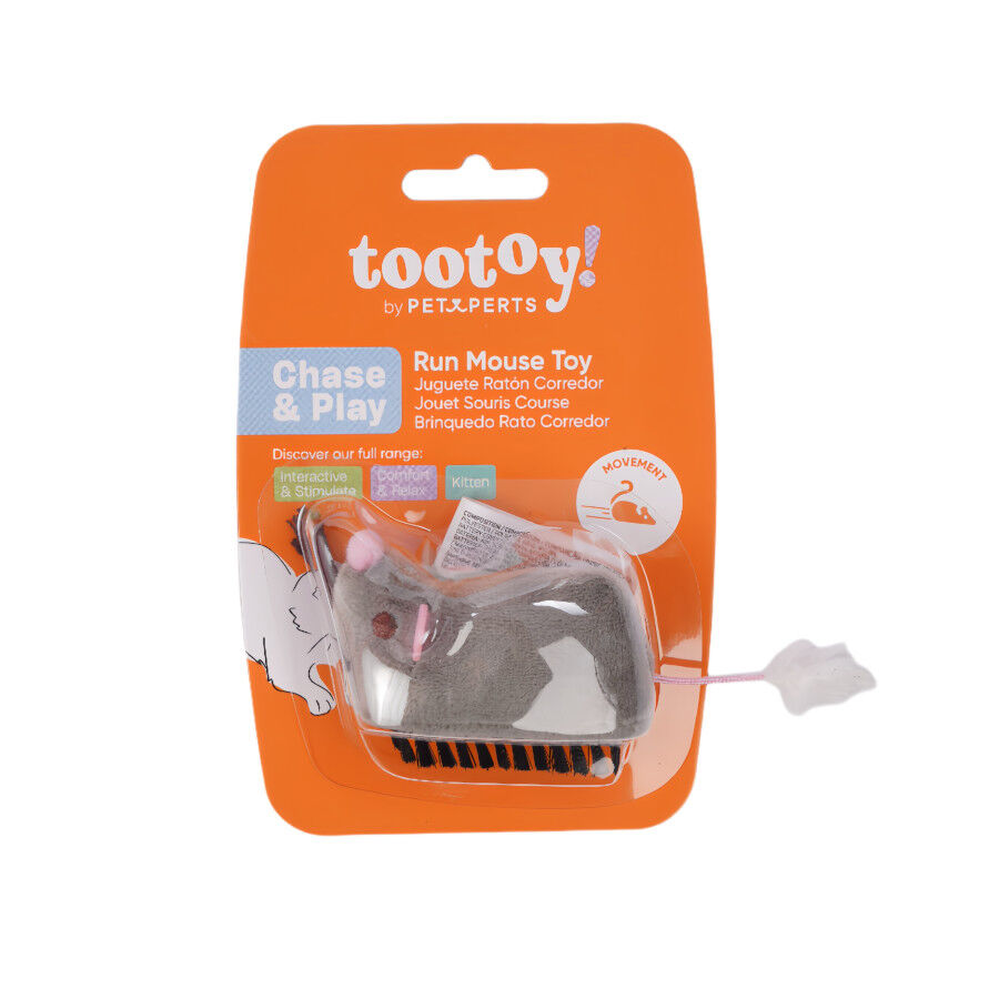 Tootoy! Chase & Play Brinquedo Rato interativo de correr para gato, , large Imagem n&uacute;mero 8
