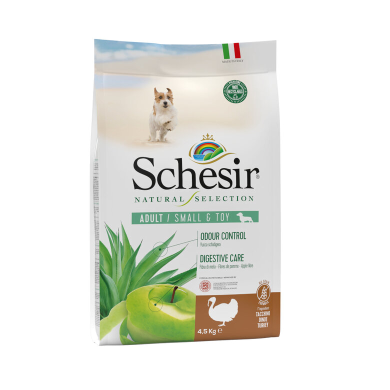 Schesir Adult Small&Toy Natural Selection Peru ração para cães, , large image number null