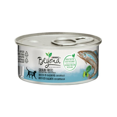 Purina Beyond Grain Free Salmão lata para gatos