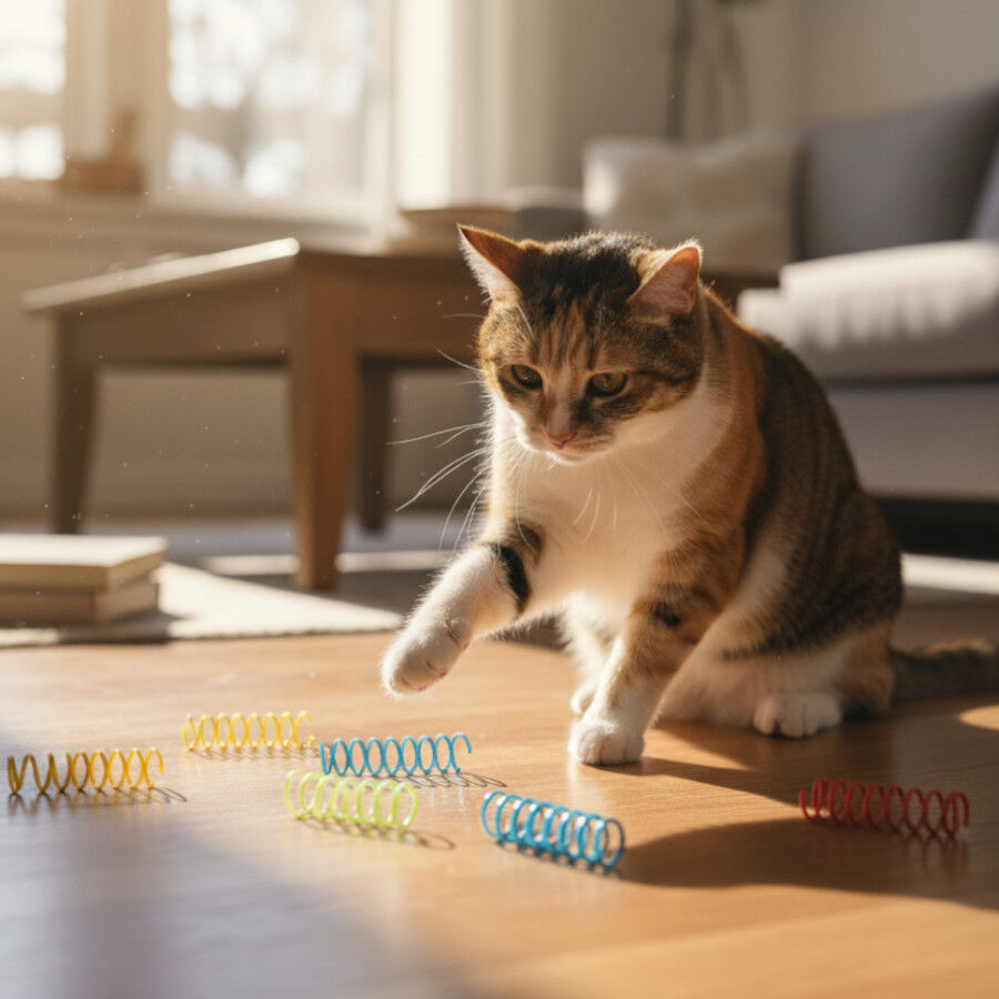 Tootoy! Chase & Play Brinquedo interativo de molas para gatos, , large Imagem n&uacute;mero 1